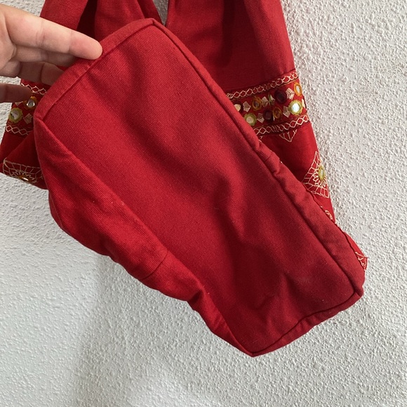 Rajasthani Boho Mirror Embroidered Bag - Picture 6 of 6